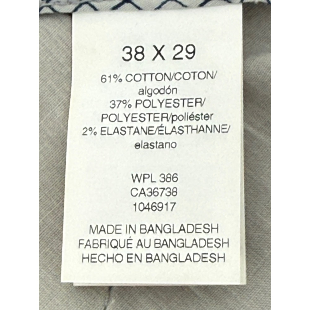 Haggar Mens Iron Free Khaki Dress Pants Tan Flat Front Stretch Sz 38x29 - Picture 9 of 12